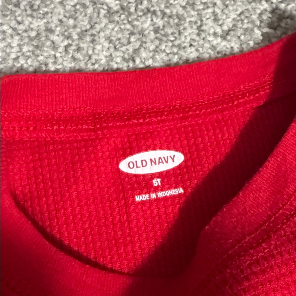 Old Navy Bright Red Knit Top - Picture 2 of 2